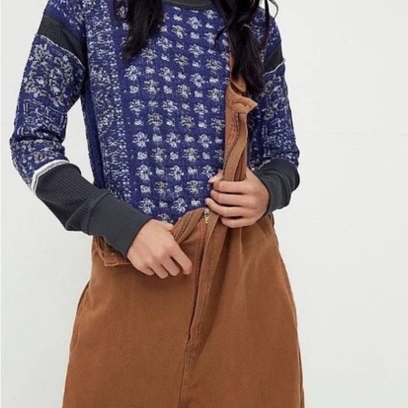 We The Free Sweaters - #151 FREE PEOPLE WE THE FREE STEVIE LAYERING THERMAL TOP XS